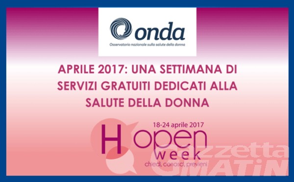 Sanità: la settimana della salute della donna