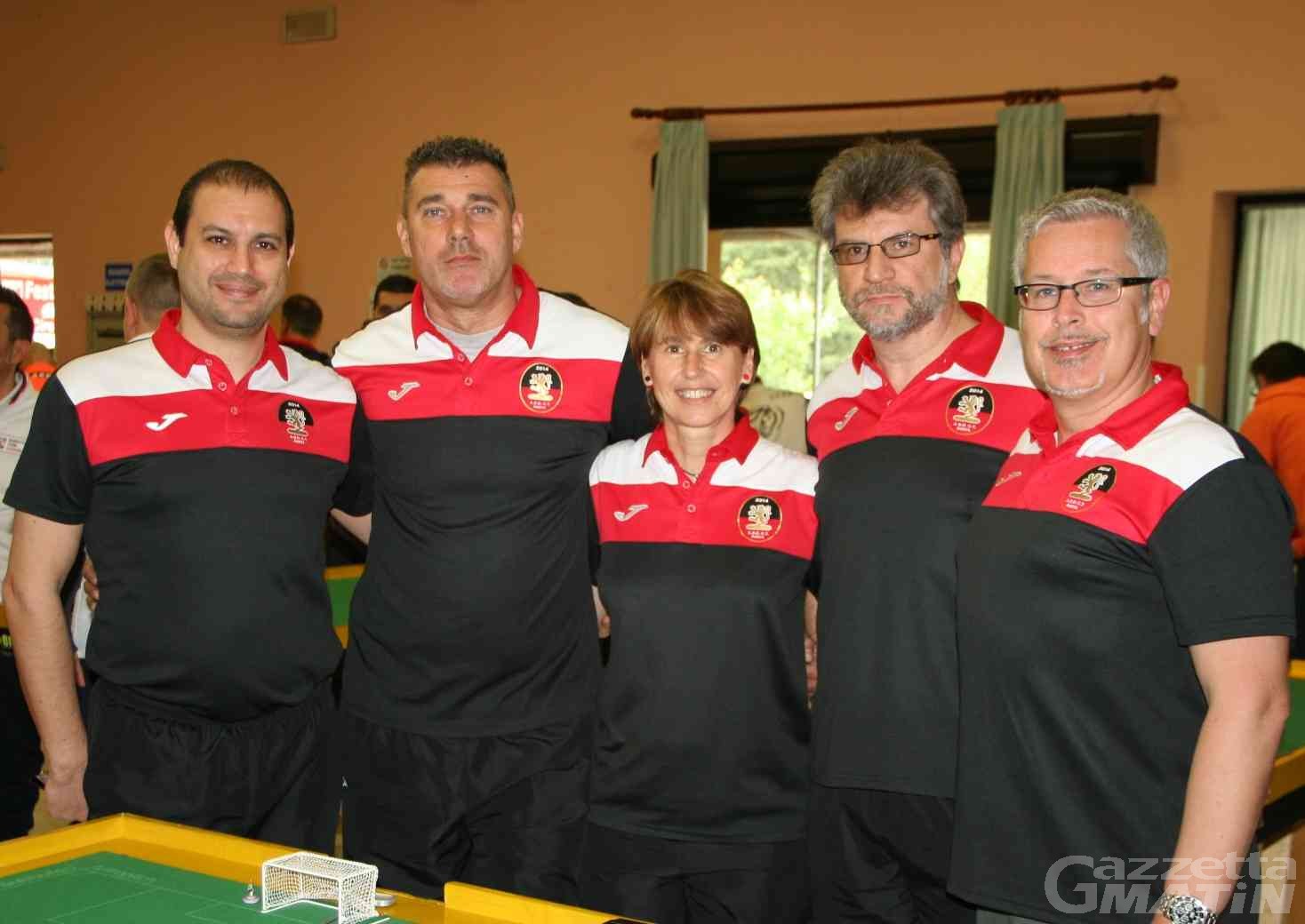 Calcio Tavolo: l’Aosta sfiora l’impresa a Carpi