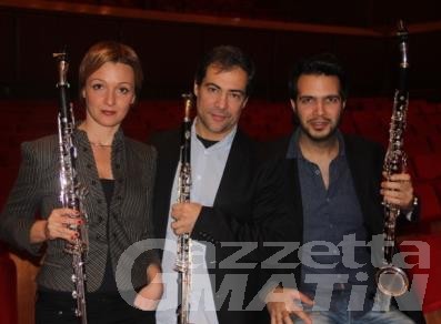 Saison culturelle, domani allo Splendor il Trio di Clarinetti