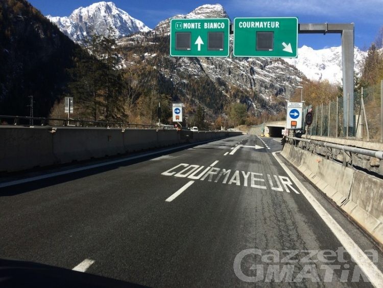 Aosta-Courmayeur, la Rav chiede ulteriore aumento sui pedaggi