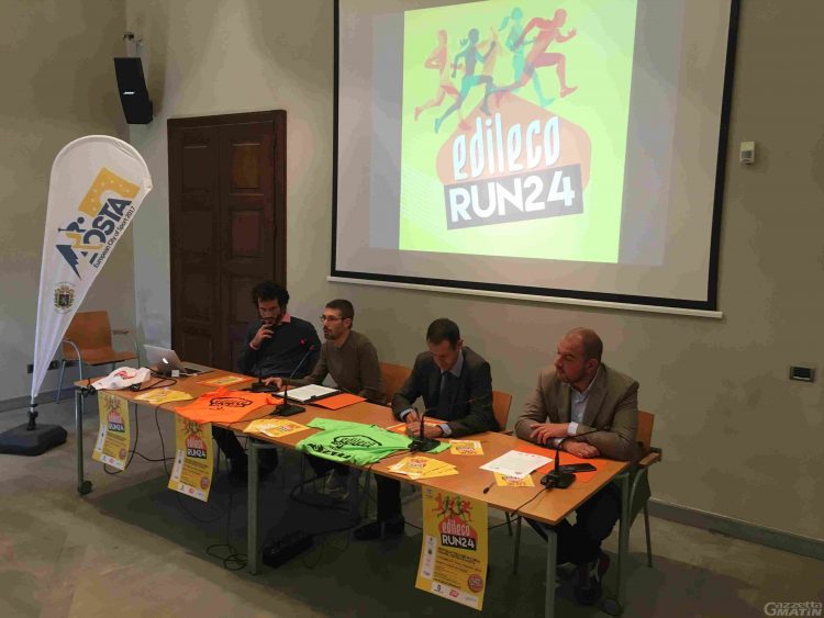 Podismo: una staffetta di 24 ore nel centro di Aosta