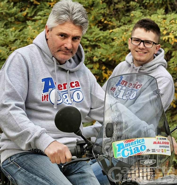Viaggi: padre e figlio in America col motorino ‘Ciao’ Viaggi: padre e figlio in America col motorino ‘Ciao’