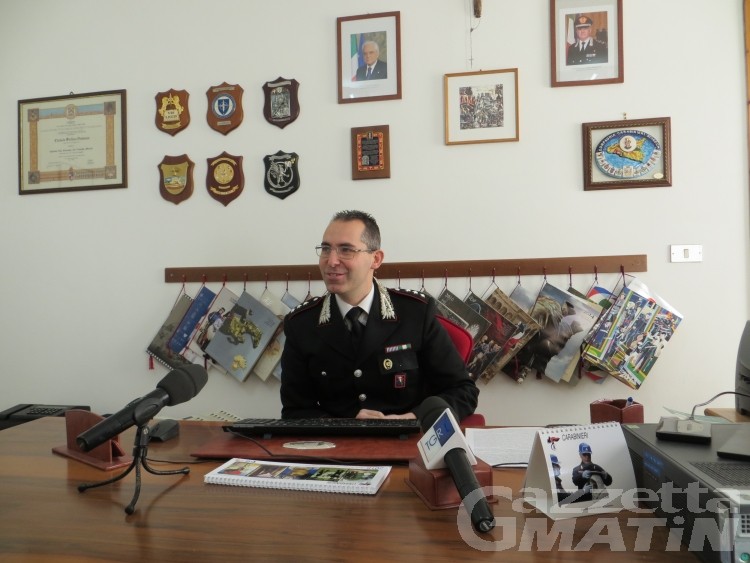 Carabinieri: nel 2017 aumentano i furti in media e bassa Valle Carabinieri: nel 2017 aumentano i furti in media e bassa Valle