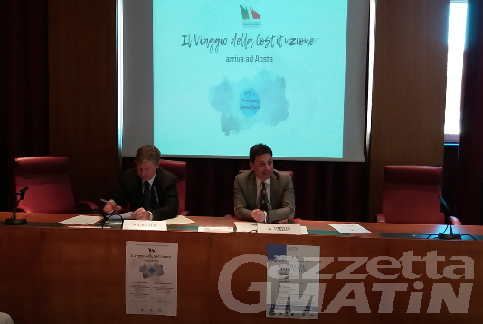 Il Viaggio della Costituzione fa tappa ad Aosta