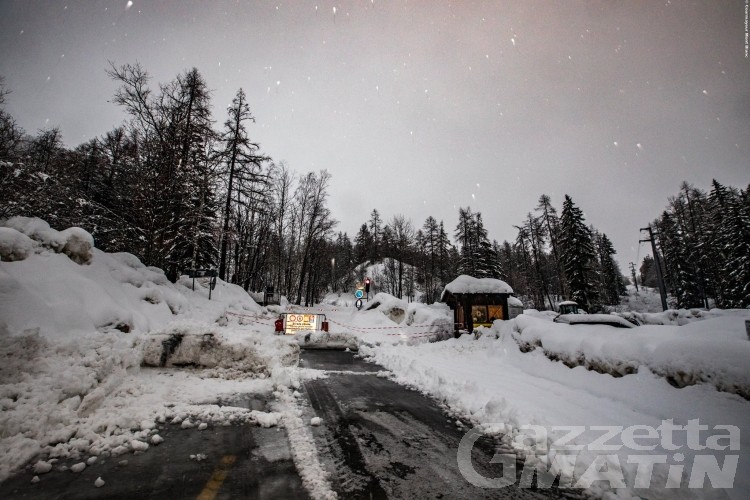 Maltempo, chiusa la strada Larzey-Entrèves a Courmayeur