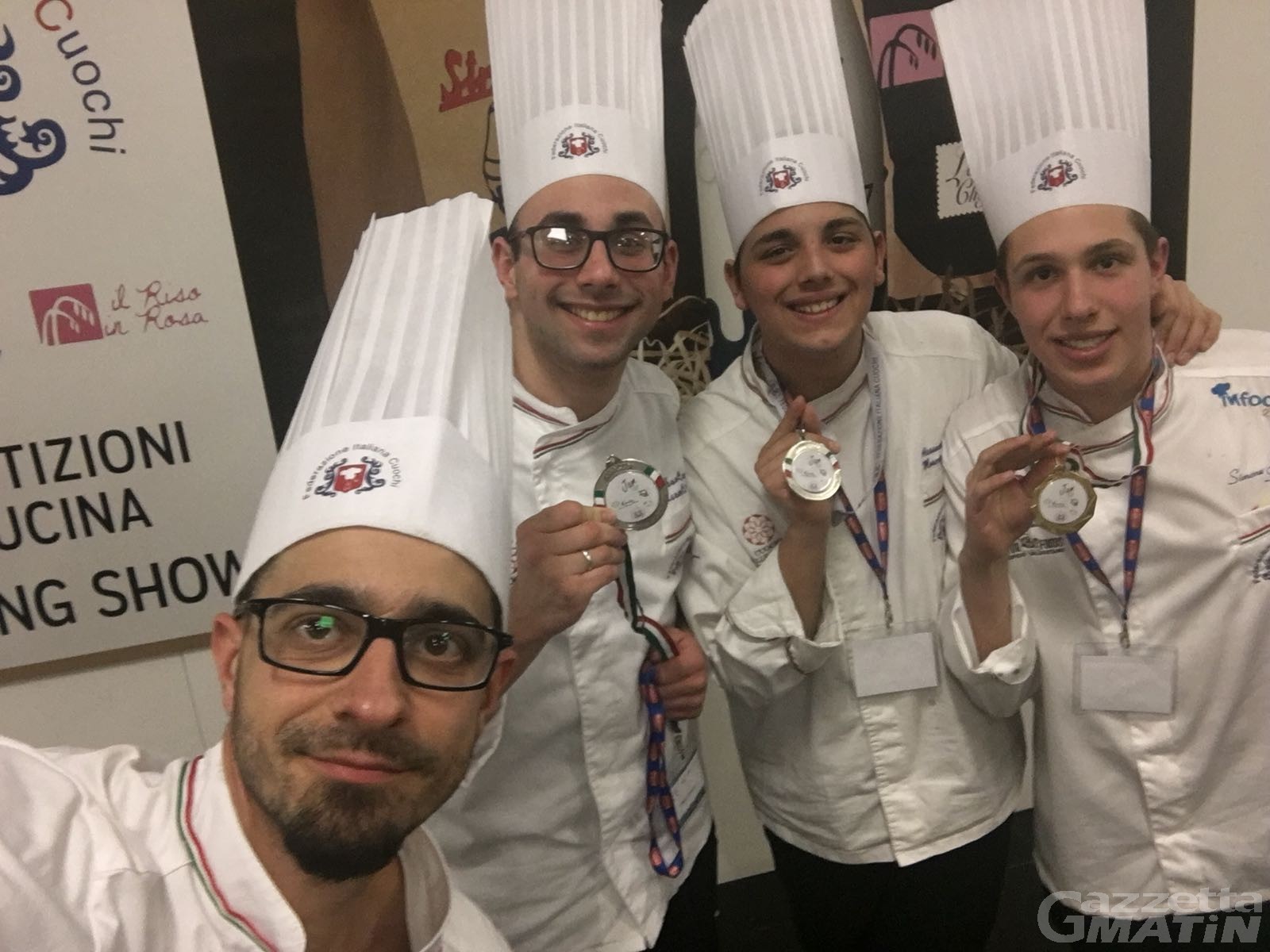 Aspiranti cuochi valdostani alla conquista della Jam Cup