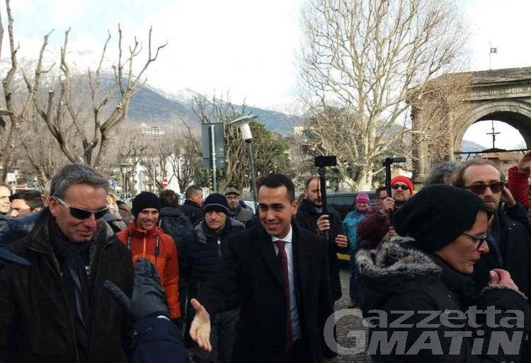 Movimento 5 Stelle, Di Maio ad Aosta domenica 8 aprile
