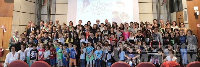 Scuola: premiati i progetti de La Commune à l’école