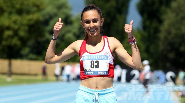 Atletica: Eleonora Foudraz oro tricolore Junior sui 400 piani