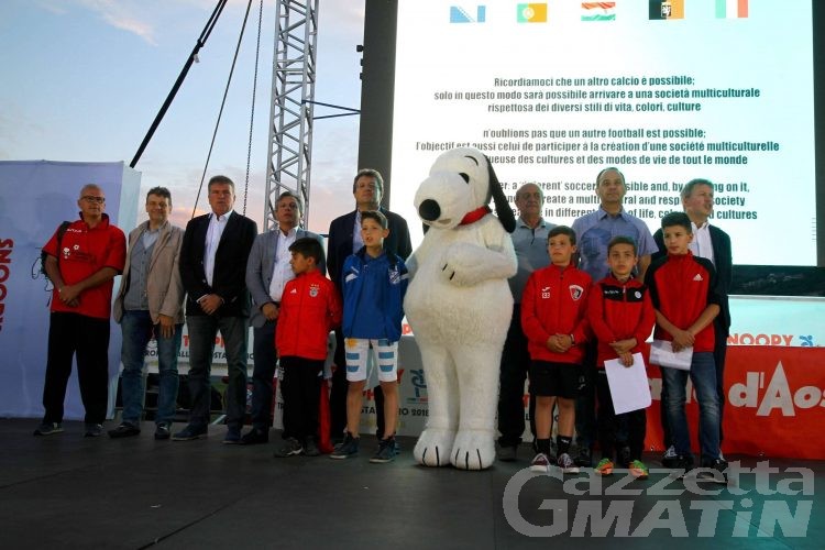 Calcio giovanile: il Trofeo Valle d’Aosta abbandona Snoopy
