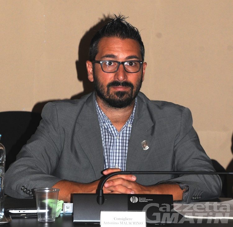 Aosta: Antonino Malacrinò nuovo assessore ai Lavori Pubblici