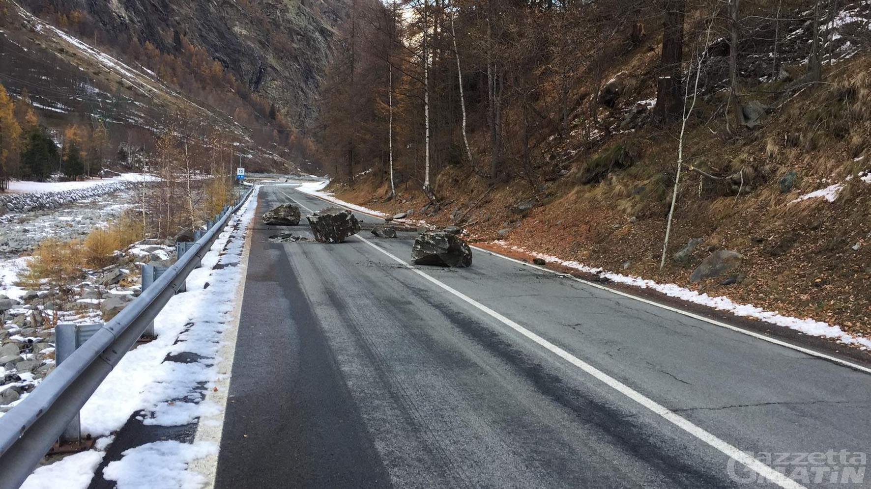 Valsavarenche, nel pomeriggio riaprirà la strada