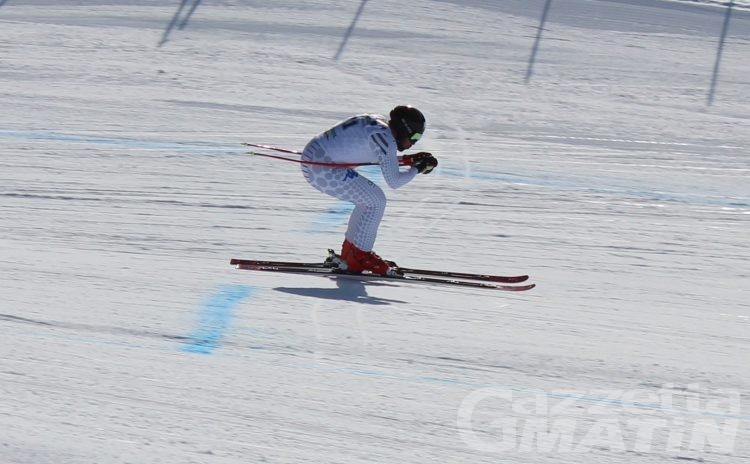 Sci alpino: Henri Battilani quarto nella discesa tricolore