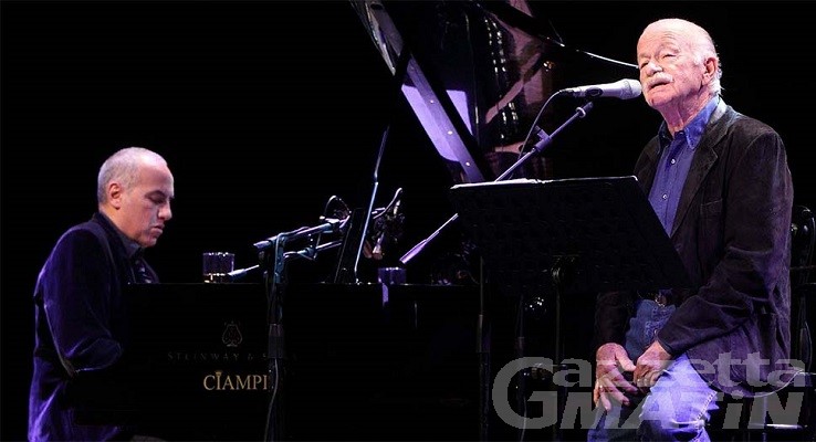 Saison culturelle, slitta lo spettacolo con Gino Paoli e Danilo Rea