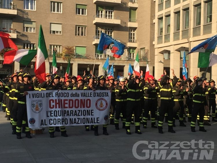 I vigili del fuoco valdostani vogliono tornare statali