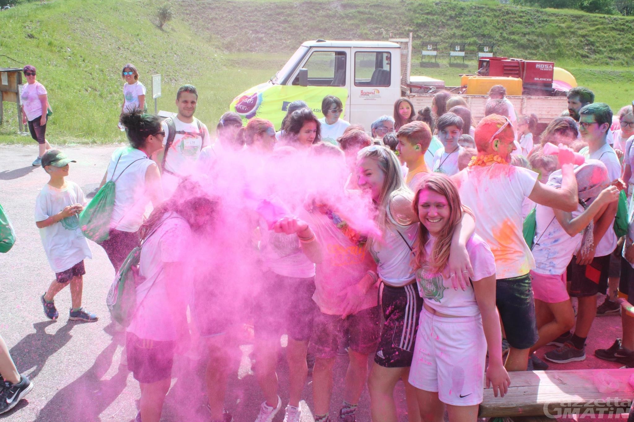 Sarre, tutto pronto per l’Holi Splash Run