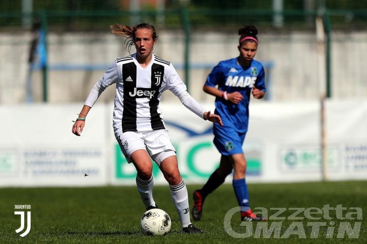 Calcio: Margherita Brscic in ritiro con la Juventus Women