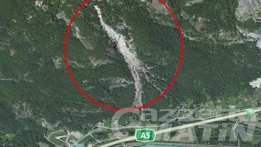 Frana Quincinetto: chiusa l’autostrada A5 tra Ivrea e Pont-Saint-Martin