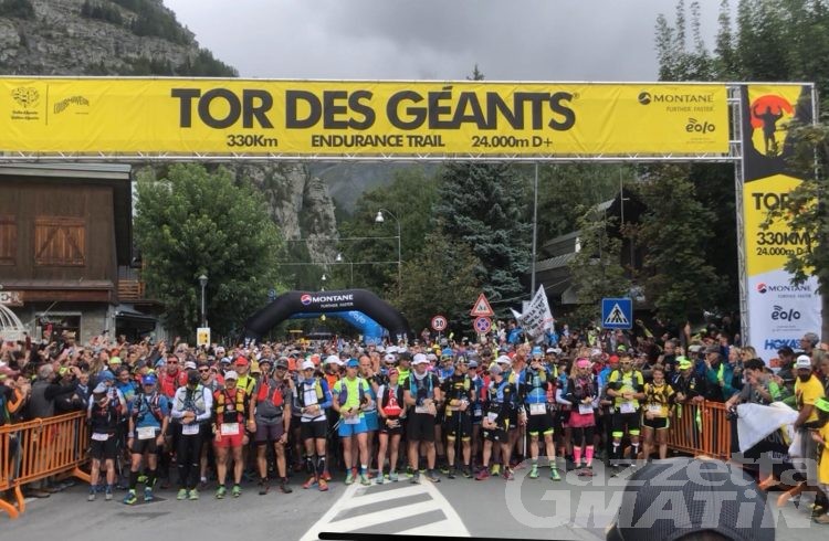 Tor des Géants: partiti i 920 aspiranti giganti