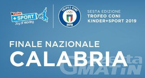 Trofeo Coni Kinder + Sport 2019: anche 32 valdostani in Calabria