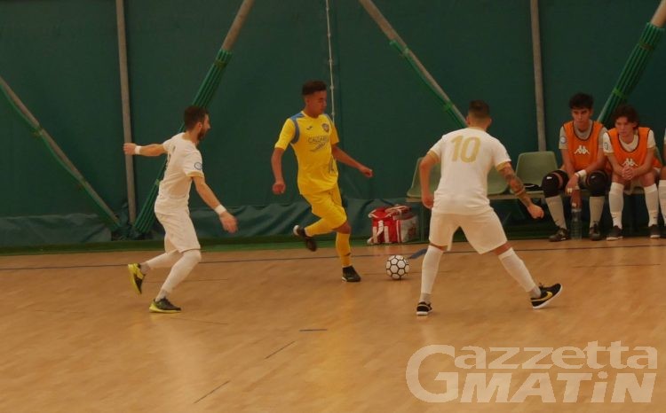 Futsal: l’Aosta Calcio 511 cade di misura a Montecatini