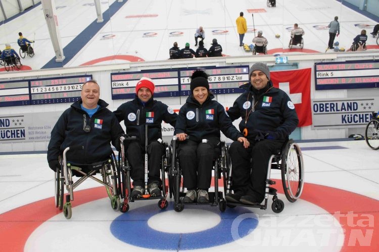 Wheelchair curling: 4 atleti Disval al raduno nazionale