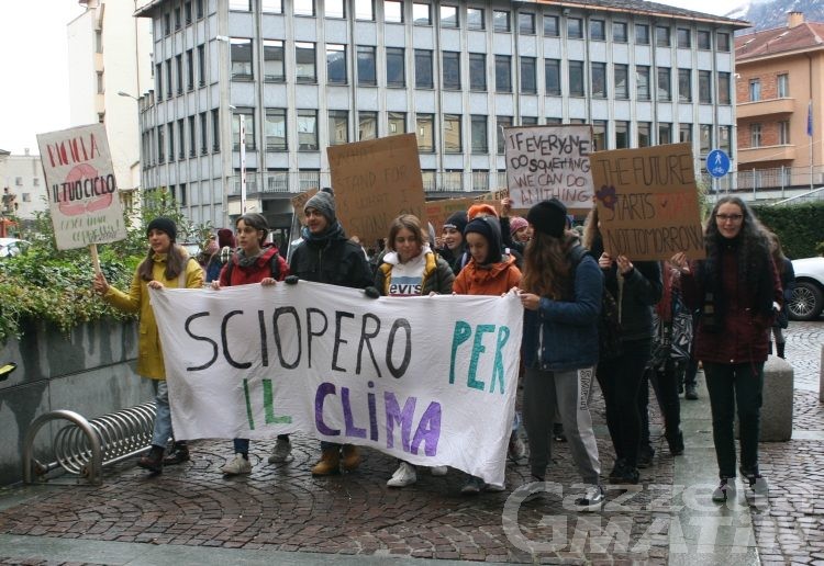 Fridays for future: 150 studenti in piazza per il quarto sciopero globale per il clima