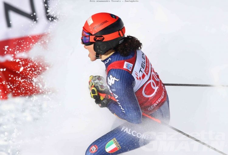 Sci alpino: Federica Brignone sbaglia, ma è seconda a Courchevel