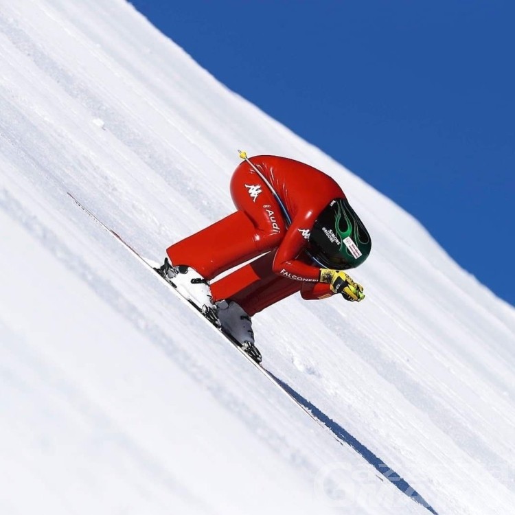Sci di velocità, Simone Origone vince nella bufera di Vars