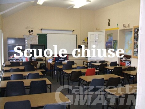 Coronavirus, anche la Valle verso la chiusura delle scuole