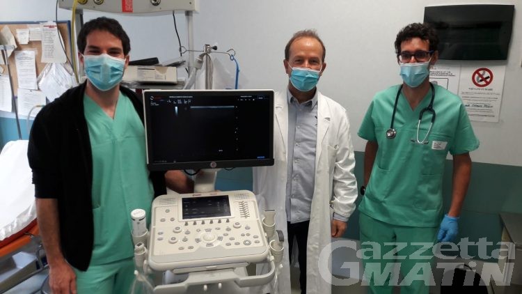 Sanità: un nuovo ecografo per l’ospedale Umberto Parini di Aosta