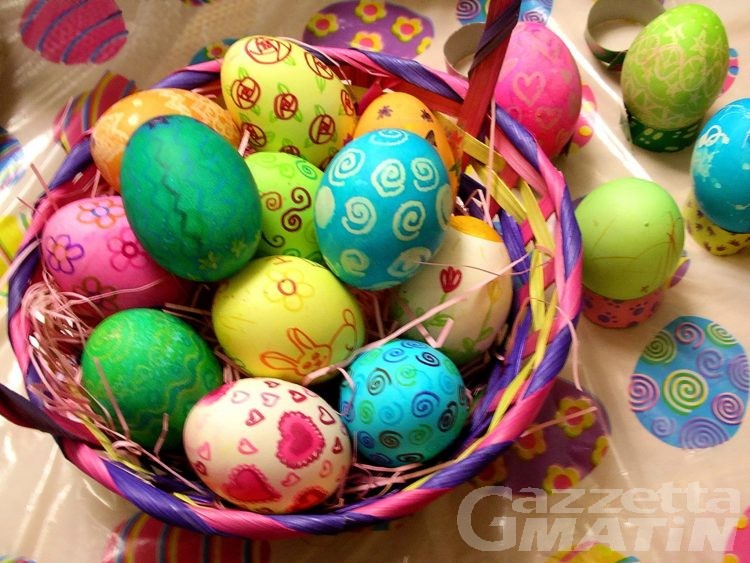 Iniziativa: un uovo di Pasqua per i bambini di Hône, Bard e Pontboset
