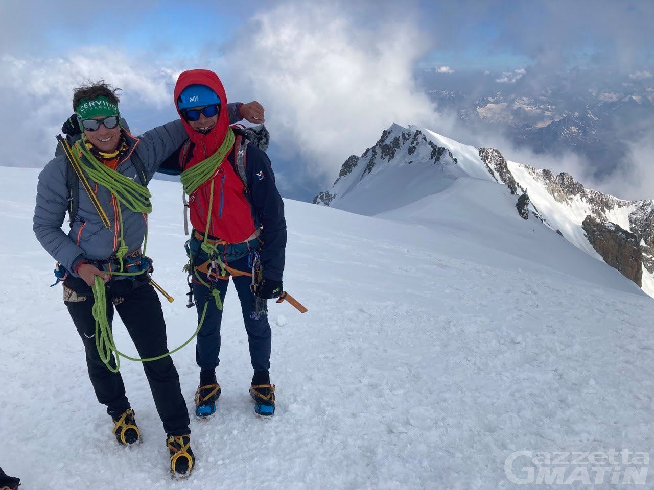 Impresa di Cazzanelli e Ratti: ripetizione estiva del Trittico del Freney Impresa di Cazzanelli e Ratti: ripetizione estiva del Trittico del Freney