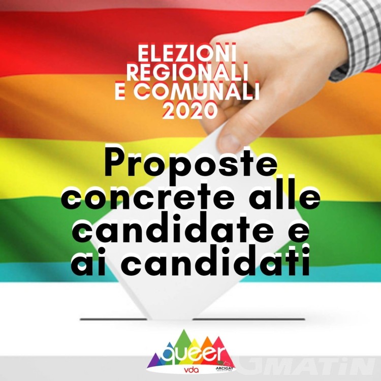 Elezioni: l’Arcigay VdA chiede impegni concreti contro l’omotransfobia