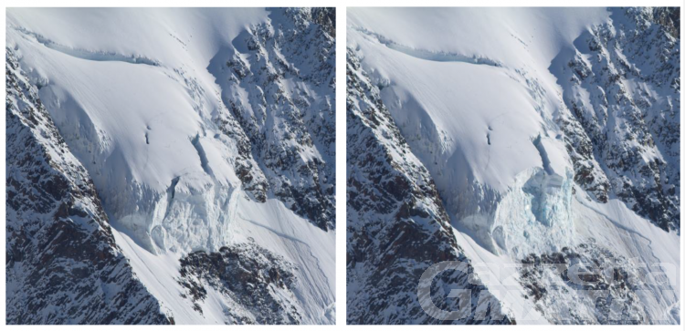 Courmayeur, seracco Whymper: dalle Gransdes Jorasses crollo di 15 mila metri cubi di ghiaccio