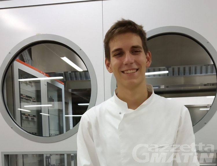 Matteo Cignetti vince il concorso ‘Inventa il dolce di Châtillon’ con ‘Polline’
