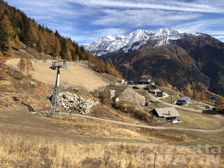 Courmayeur, entro la prossima settimana conclusa la prima fase dei lavori al Plan Chécrouit