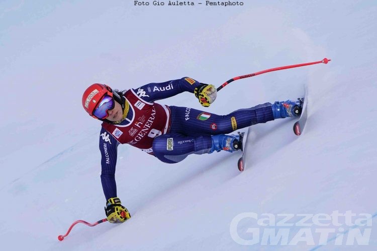 Sci alpino: Federica Brignone 6ª a metà gara a Kranjska Gora