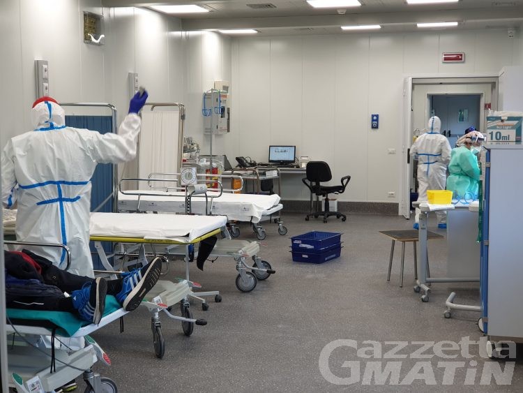Coronavirus: operativa la struttura di triage all’ospedale Parini di Aosta