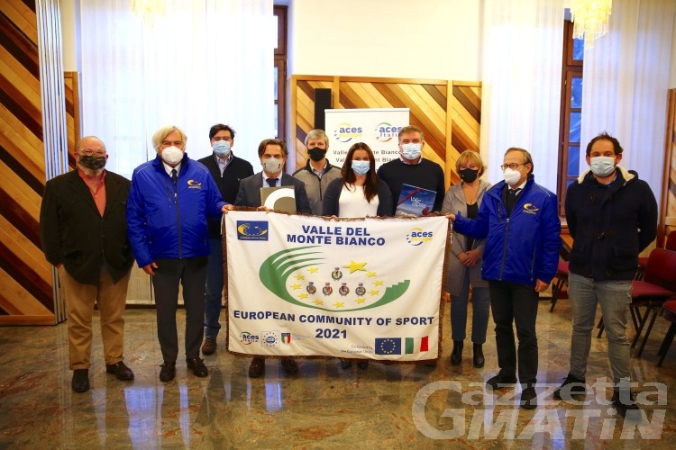 Valdigne, a Courmayeur la bandiera europea dello sport