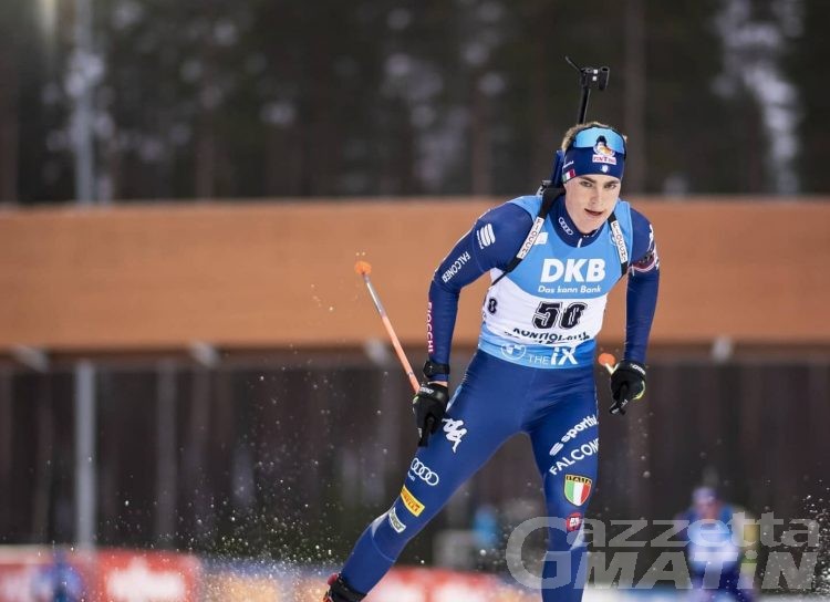 Biathlon: primo punto in Coppa del Mondo per Didier Bionaz, 40° nella sprint