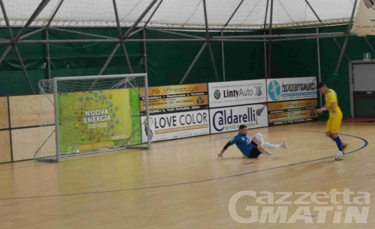 Futsal: Aosta Calcio 511 raggiunta 2 volte, con il Bubi Merano è pareggio per 2-2