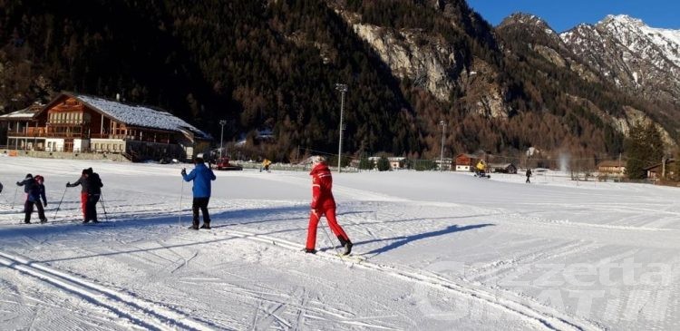 Valle d’Aosta zona arancione: domenica  6 dicembre aprono le piste di fondo