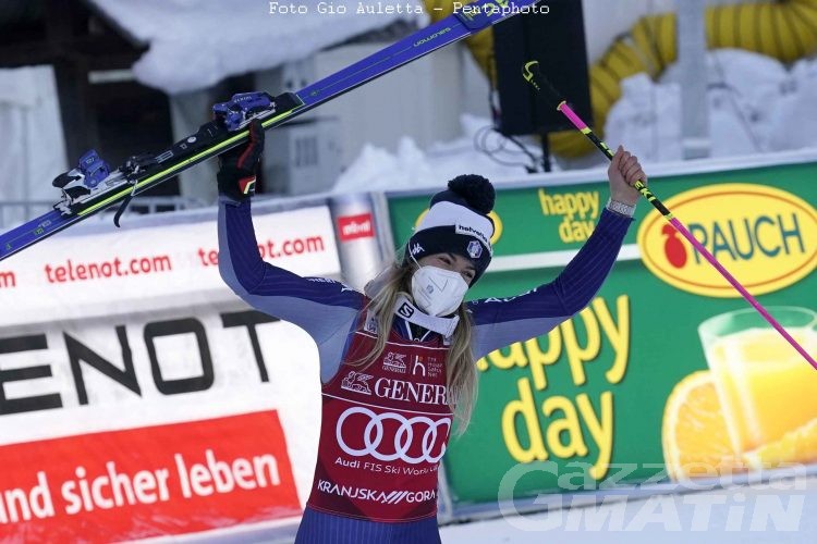 Sci alpino: Marta Bassino concede il bis, Federica Brignone out a Kranjska Gora