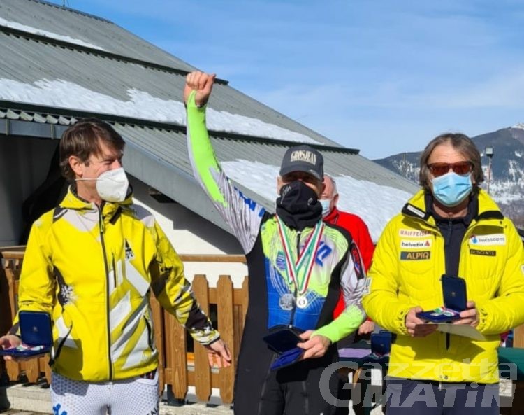 Sci alpino: Enrico Voyat campione italiano Master di superG