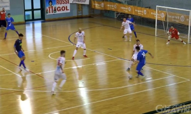 Futsal: l’Aosta Calcio 511 sbatte su Pozzi e si inchina ad Arzignano