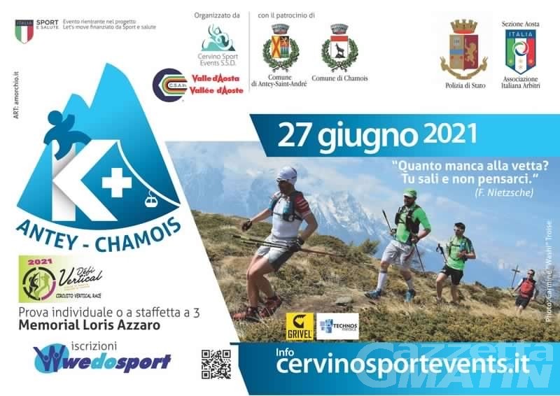 Trail: il K+ Antey-Chamois scalda i motori, ancora aperte le iscrizioni per il vertical Trail: il K+ Antey-Chamois scalda i motori, ancora aperte le iscrizioni per il vertical