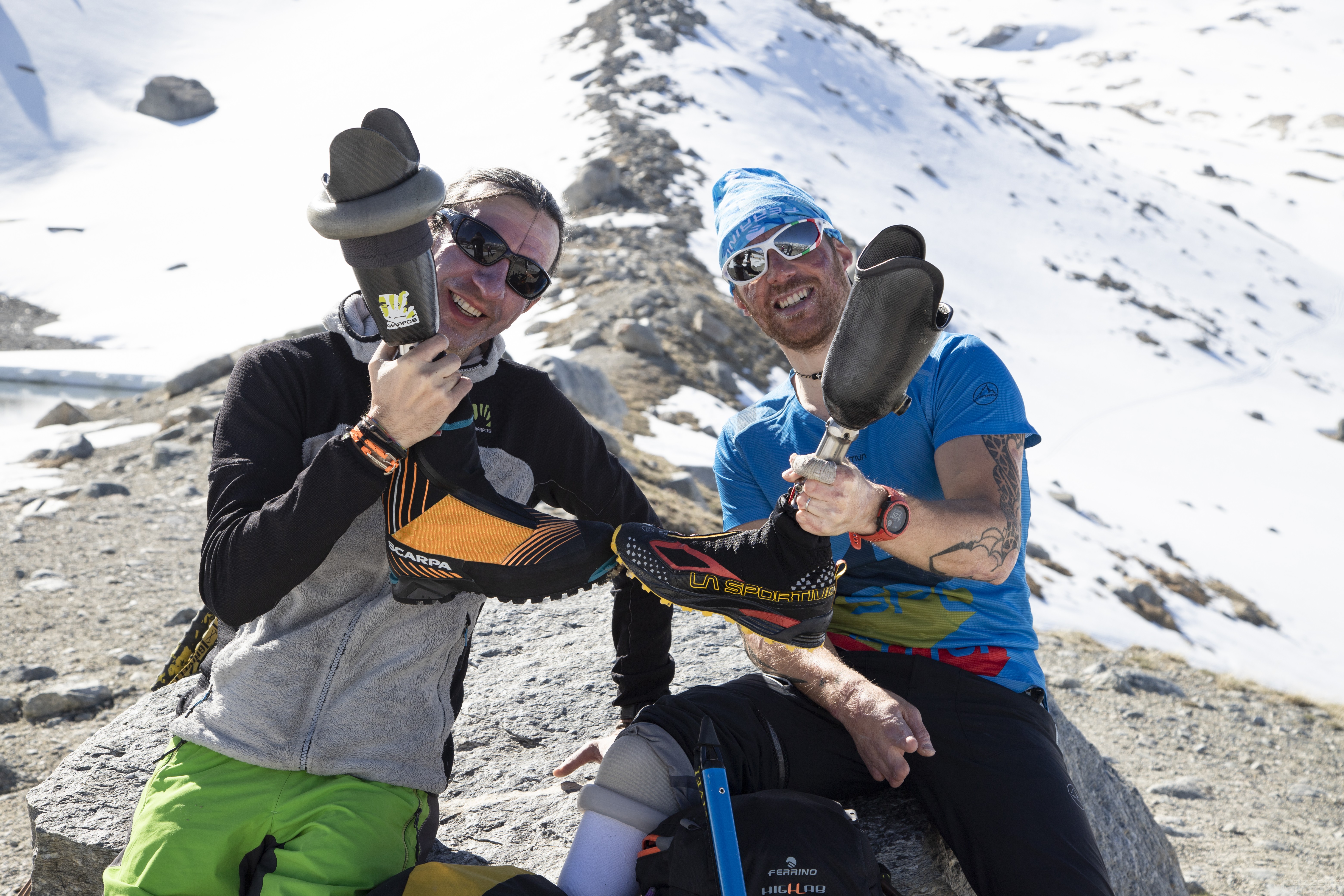 Quando la disabilità non è un ostacolo: coppia di amici tenta l’impresa sul Monte Rosa Quando la disabilità non è un ostacolo: coppia di amici tenta l’impresa sul Monte Rosa