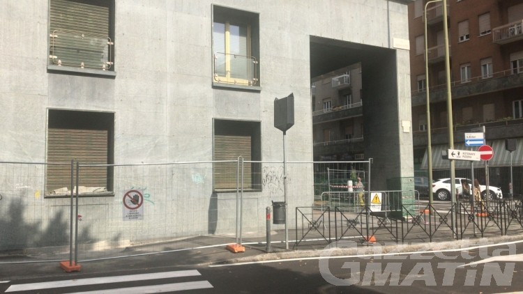 Aosta, Palazzo Cogne: verifica sui rivestimenti esterni per la riapertura dei portici