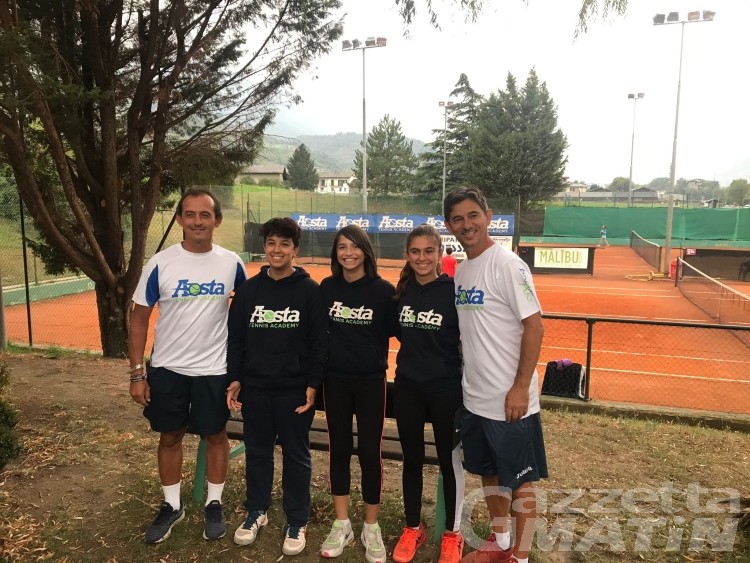 Tennis: a Charvensod le finali per il Nord Italia dell’Under 14 femminile Tennis: a Charvensod le finali per il Nord Italia dell’Under 14 femminile